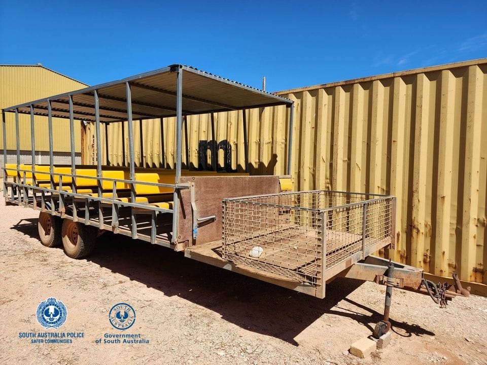 Distinctive trailer stolen